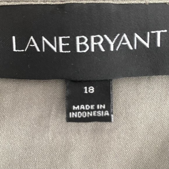 LANE BRYANT  Green, Sleeveless, Tank Top - Picture 3 of 5